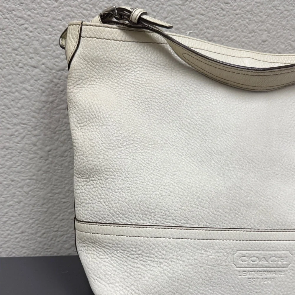Coach Cream Leatherwear Shoulder Bag
